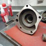 Slipning av vattenpumpshus BM36