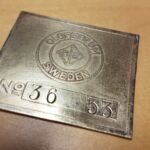 Emblem på kylaren Olofström Sweden