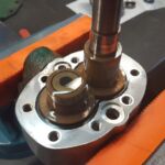 Montering av hydraulpump
