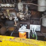 Volvo D47 motor med spin on filter