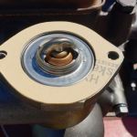 Ny termostat och packning i termostathuset Ny termostat och packning i termostathuset